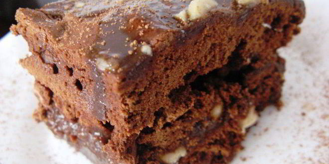 Рецепт брауни с соленым арахисом и шоколадной карамелью
