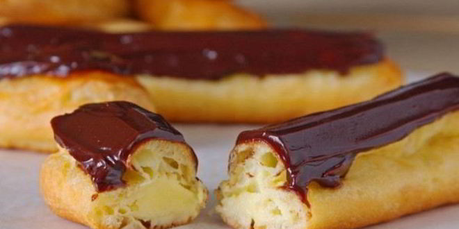 Рецепт домашних заварных пирожных в шоколаде