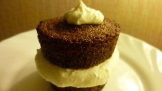 Рецепт Финикового пирожного Балерина