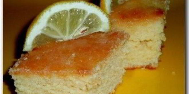 Рецепт лимонных пирожных в сахарной пудре