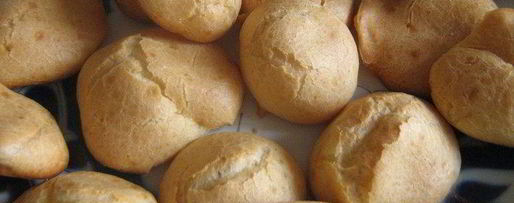 Шаг 4: маленьких заварных пирожных с оригинальным баклажанным кремом