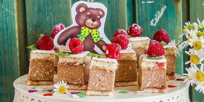 Рецепт мини-пирожных для детского праздника