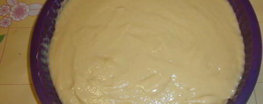 Шаг 2: пирожного бисквитного на сметане