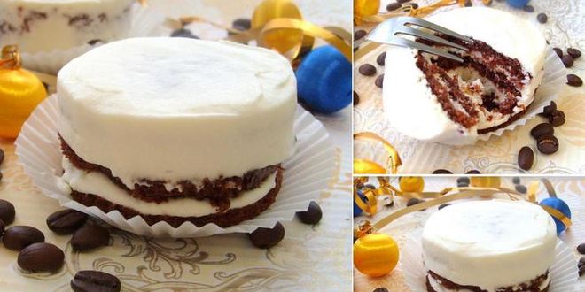 Рецепт пирожного черно-белого наслаждение