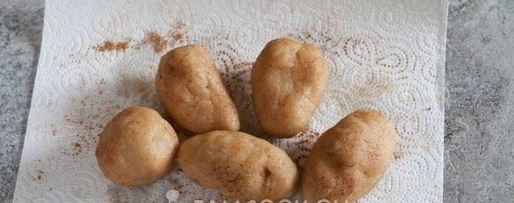 Шаг 12: пирожного картошка из марципана