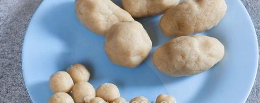 Шаг 10: пирожного картошка из марципана