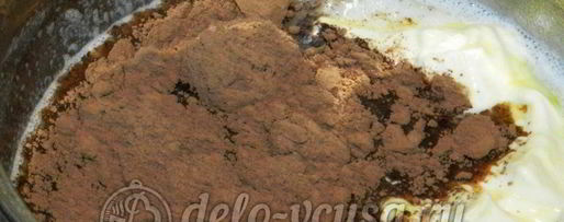 Шаг 2: пирожного картошка с орехами и коньяком