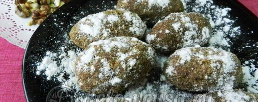 Шаг 9: пирожного картошка с орехами и коньяком