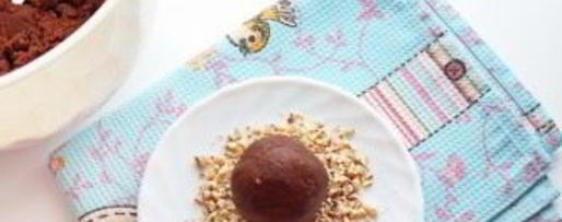 Шаг 2: пирожного картошка с шоколадным маслом