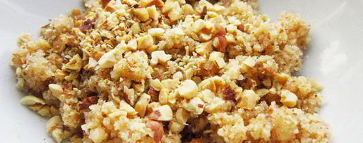 Шаг 3: пирожного корзинка с орехами и сливами