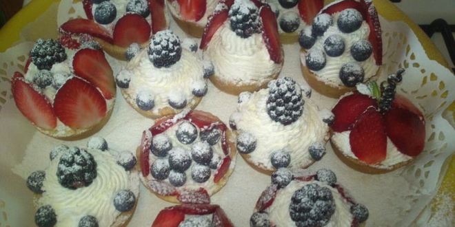 Рецепт пирожного корзиночка