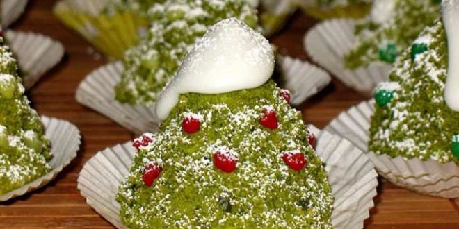 Рецепт пирожного новогодняя елочка