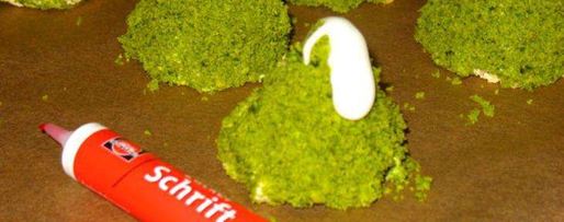 Шаг 9: пирожного новогодняя елочка