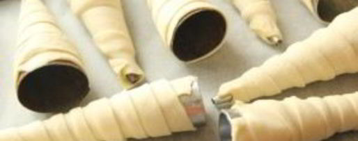 Шаг 1: пирожного трубочка с кремом