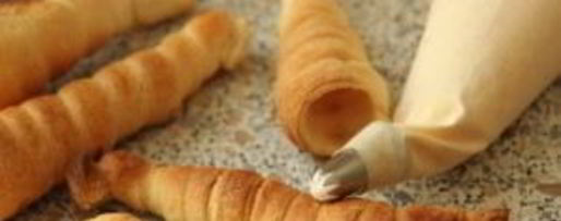 Шаг 5: пирожного трубочка с кремом