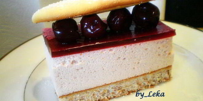 Рецепт пирожного вишня