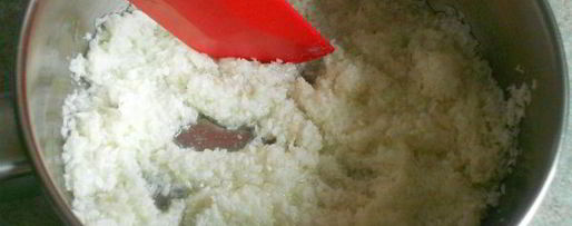 Шаг 2: пирожных с ревенем и кокосом