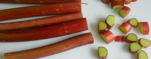 Шаг 3: пирожных с ревенем и кокосом