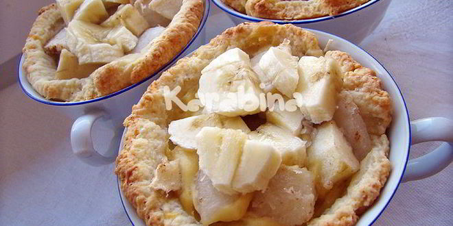 Рецепт пирожных с заварным кремом и фруктами