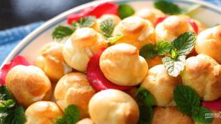 Рецепт Заварных пирожных с молочным кремом