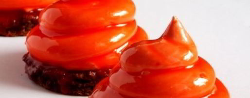 Шаг 28: зефирного пирожного с малиновым конфи