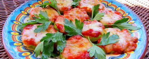 Шаг 4: мини-пицц на кабачке