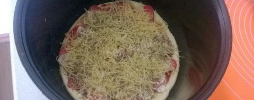 Шаг 4: овощной пиццы в мультиварке