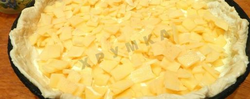 Шаг 6: пиццы деревенской с курицей закрытая