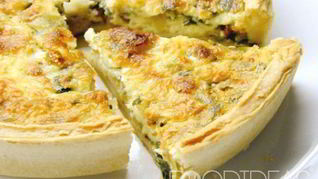 Рецепт Пиццы из песочного теста с грибами