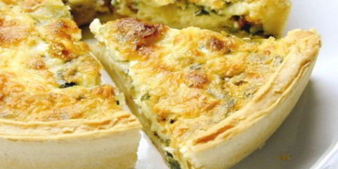 Рецепт пиццы из песочного теста с грибами