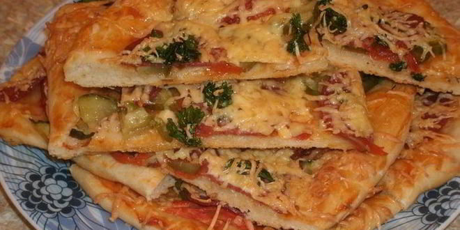 Рецепт пиццы любимой