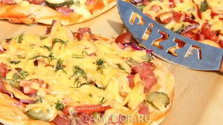 Рецепт Пиццы на творожном тесте