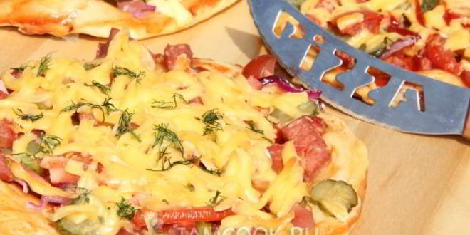 Рецепт пиццы на творожном тесте