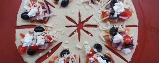 Шаг 12: пиццы рождественский венок