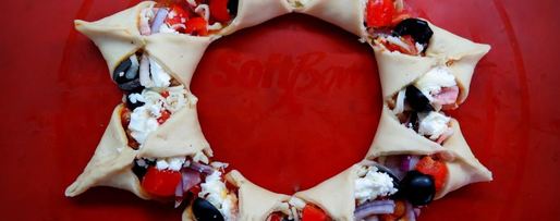 Шаг 13: пиццы рождественский венок