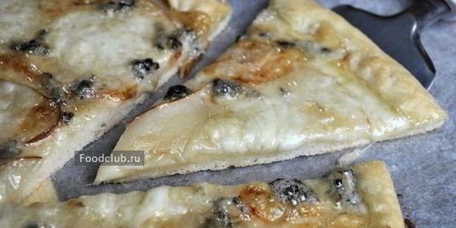 Рецепт пиццы с грушей