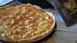 Рецепт Пиццы с курицей и колбасой