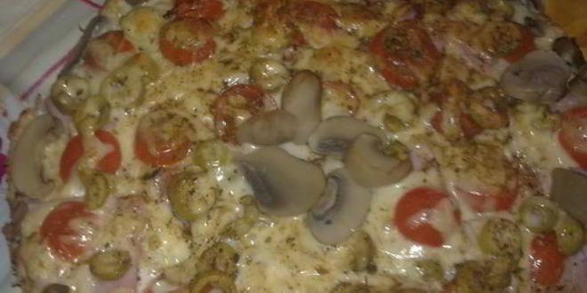 Рецепт пиццы с начинкой-ассорти
