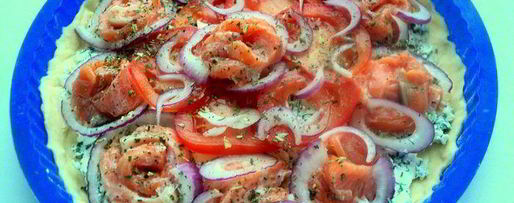 Шаг 5: пиццы с семгой и сливочным сыром