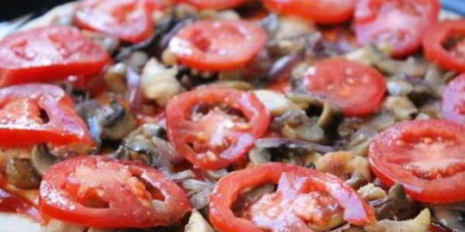 Рецепт пиццы с шампиньонами