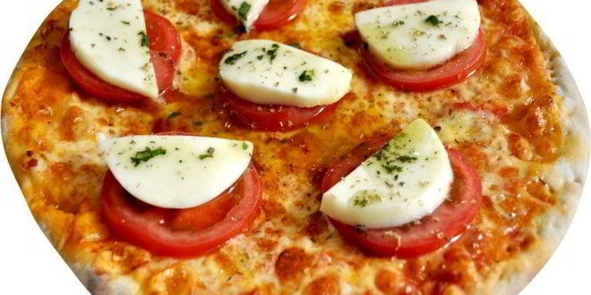 Рецепт пиццы с томатами и сыром