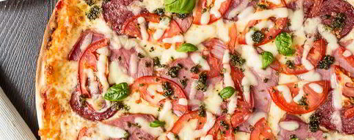 Шаг 15: пиццы с томатами и ветчиной