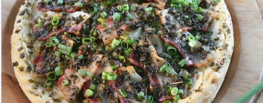 Шаг 6: пиццы с зеленым луком и тимьяном