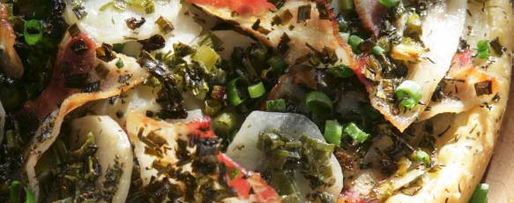 Шаг 7: пиццы с зеленым луком и тимьяном