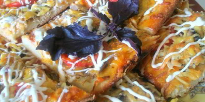 Рецепт пиццы цветочек