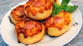 Рецепт Пиццы Вертушка с томатом