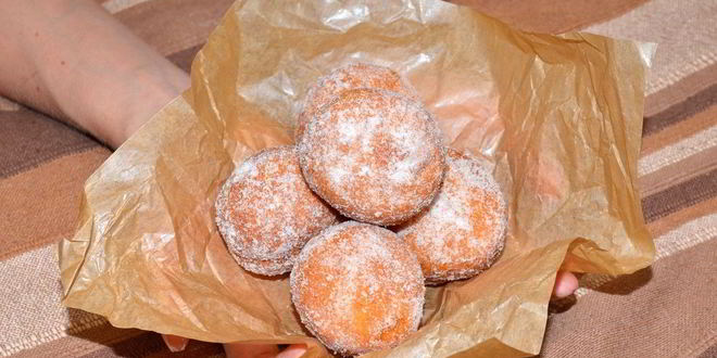 Рецепт дрожжевых пончиков