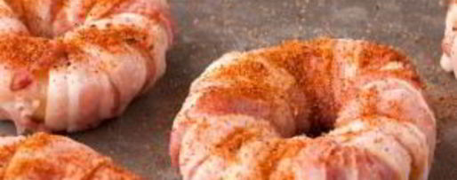 Шаг 4: оригинальных пончиков с беконом