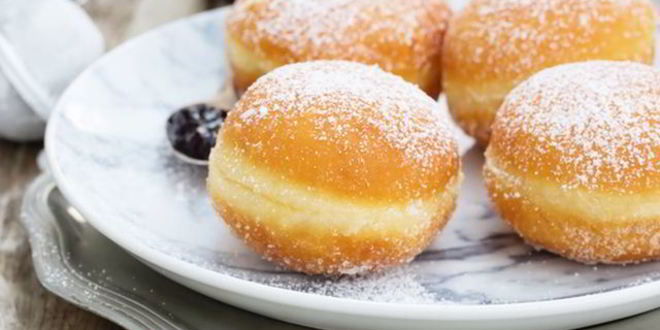 Рецепт пончиков из слоеного теста