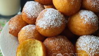 Рецепт Пончиков из творога в духовке